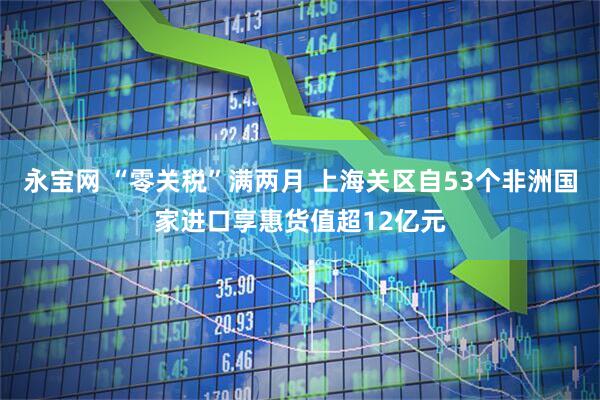 永宝网 “零关税”满两月 上海关区自53个非洲国家进口享惠货值超12亿元